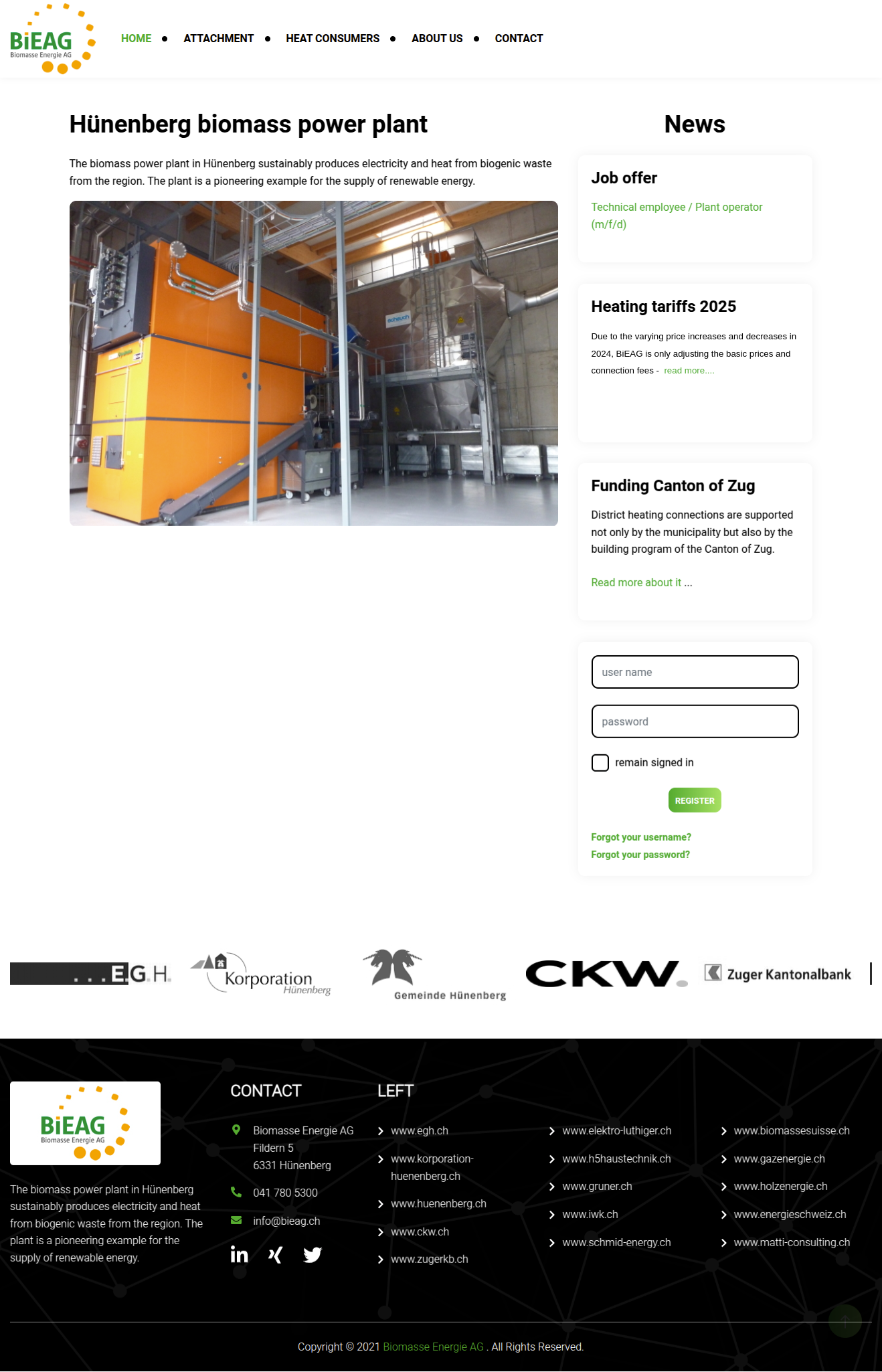 BiEAG – Biomasse Energie AG