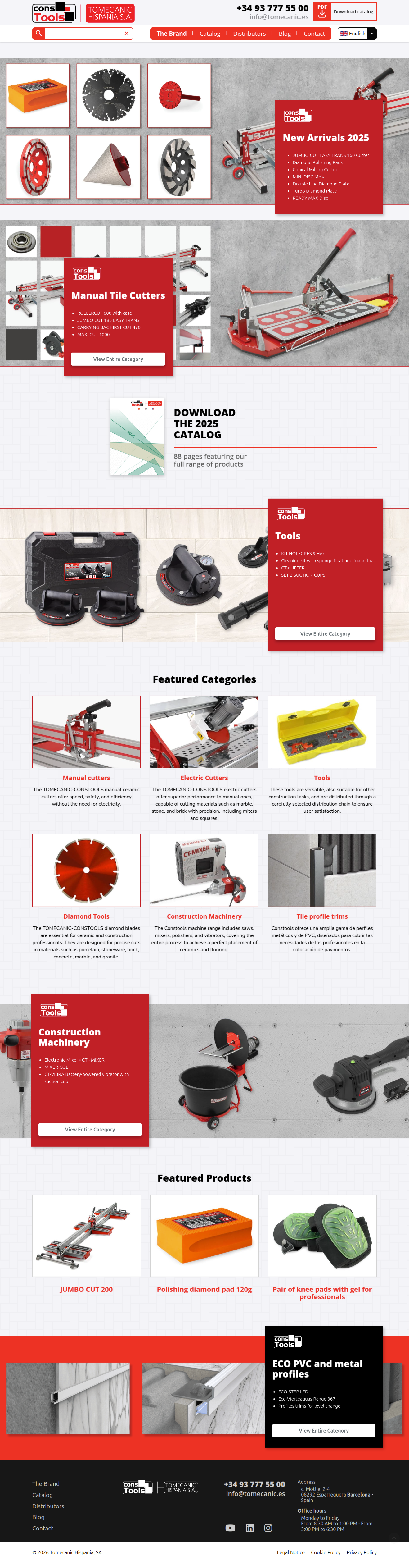 Tomecanic Hispania – Professional Tools & Machinery
