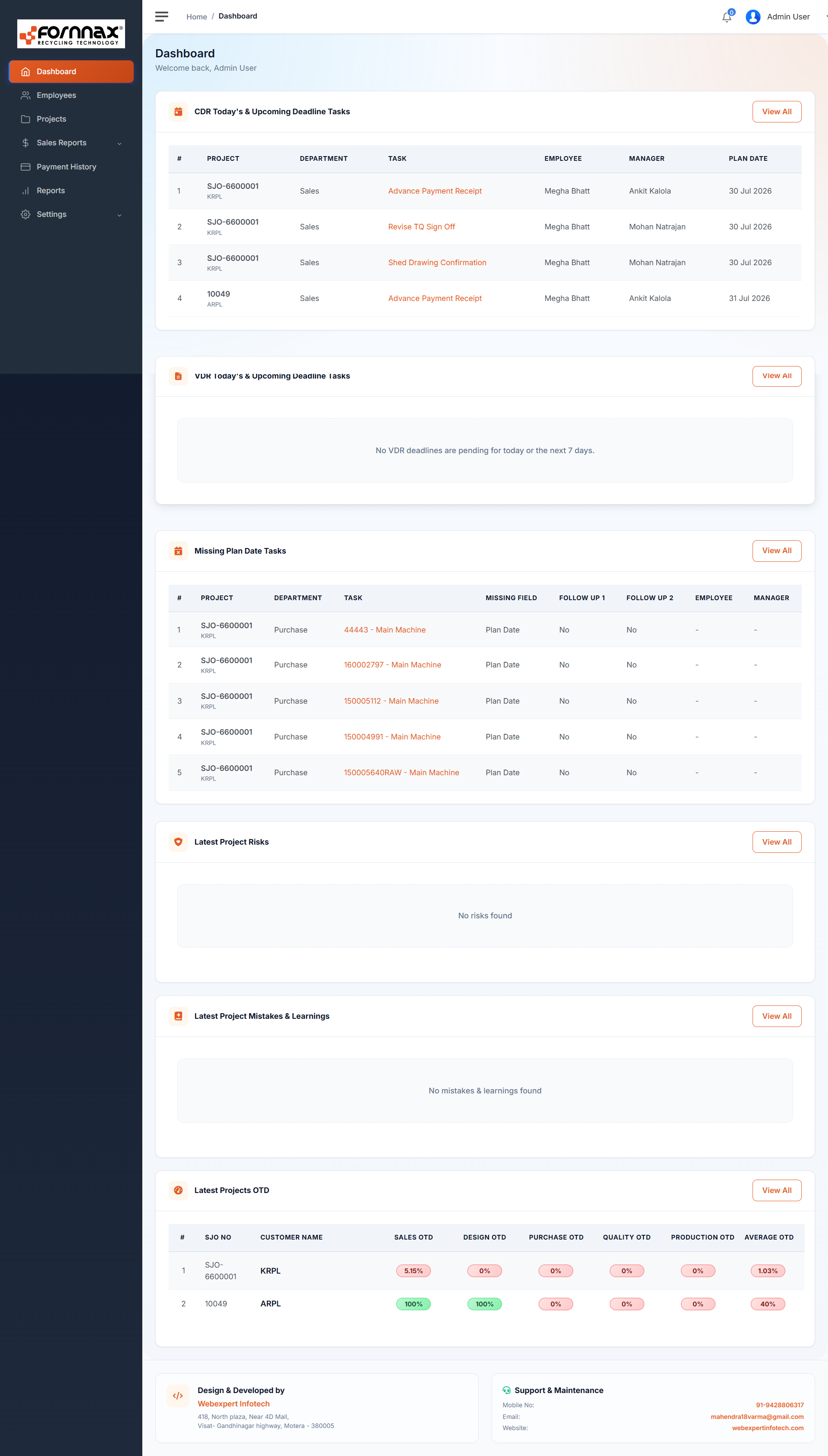 Project Management System