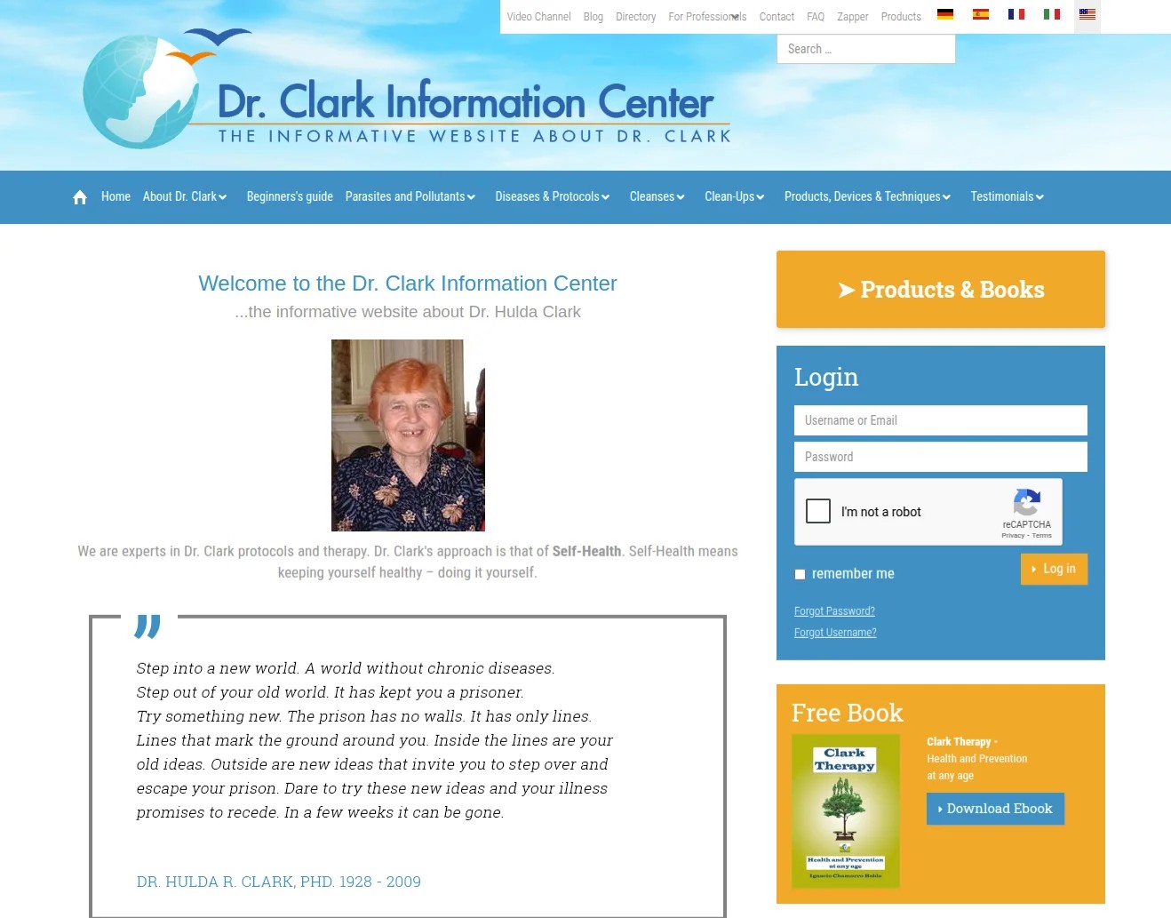 Dr. Clark Information Center – Holistic Health Resource Website