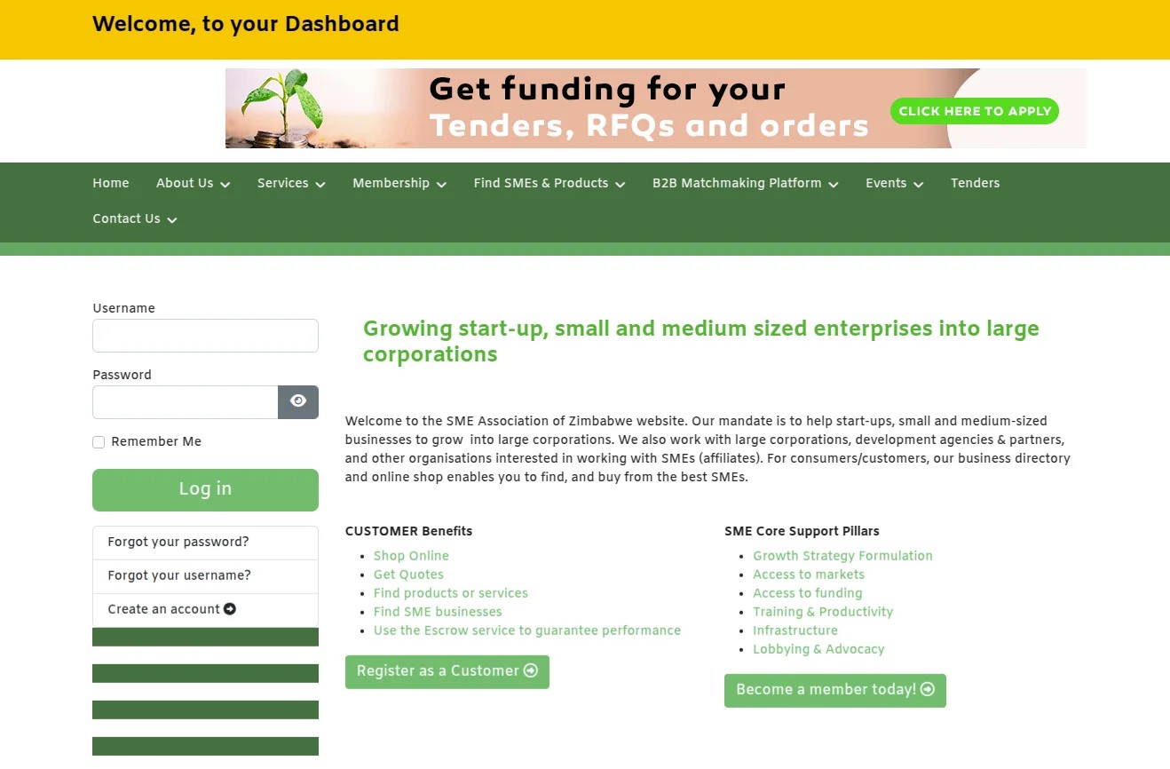 SMEAZ – Business Directory & Marketplace Website