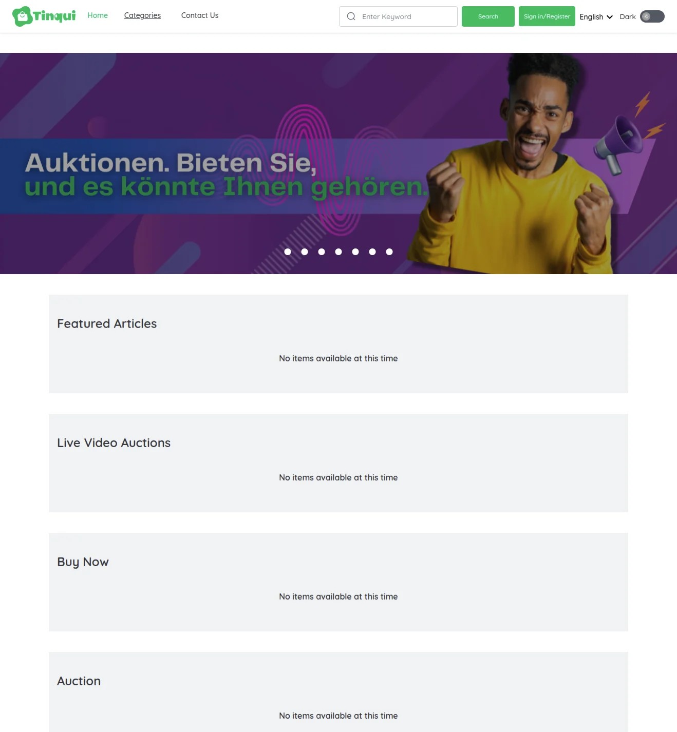 Tinqui – Swiss Online Platform